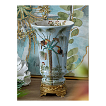 Ваза из фарфора с бронзовыми элементами Tropical Garden варинант исполнения - 6 | Loft Concept в Липецке