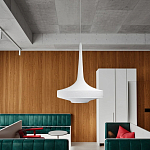 Подвесной вязаный белый светильник «Лампа Марракеша» варинант исполнения - 4 | Loft Concept в Липецке