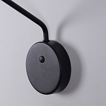 Бра с длинным чёрным металлическим каркасом Bendik Lighting варинант исполнения - 6 | Loft Concept в Липецке