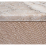 Комод с мраморной столешницей Uniqueness Marble варинант исполнения - 3 | Loft Concept в Липецке