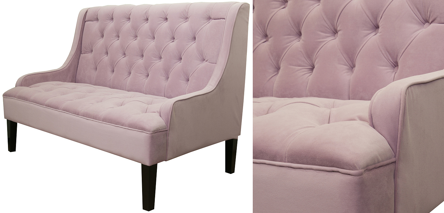 Диван Folket Sofa velour pink Диван Folket Sofa velour pink - Loft-Concept в Липецке