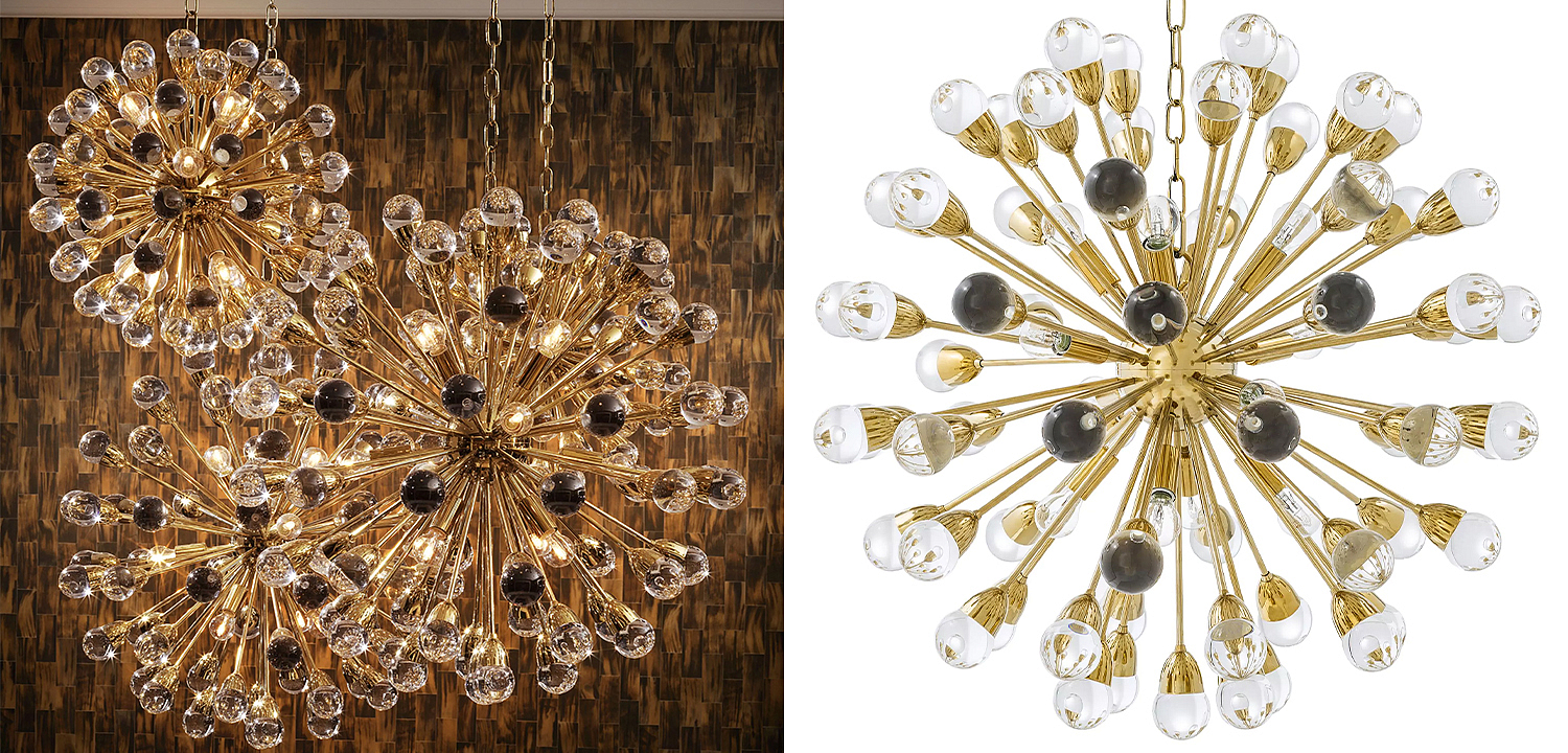 Люстра Eichholtz Chandelier Anto L Gold - Loft-Concept в Липецке