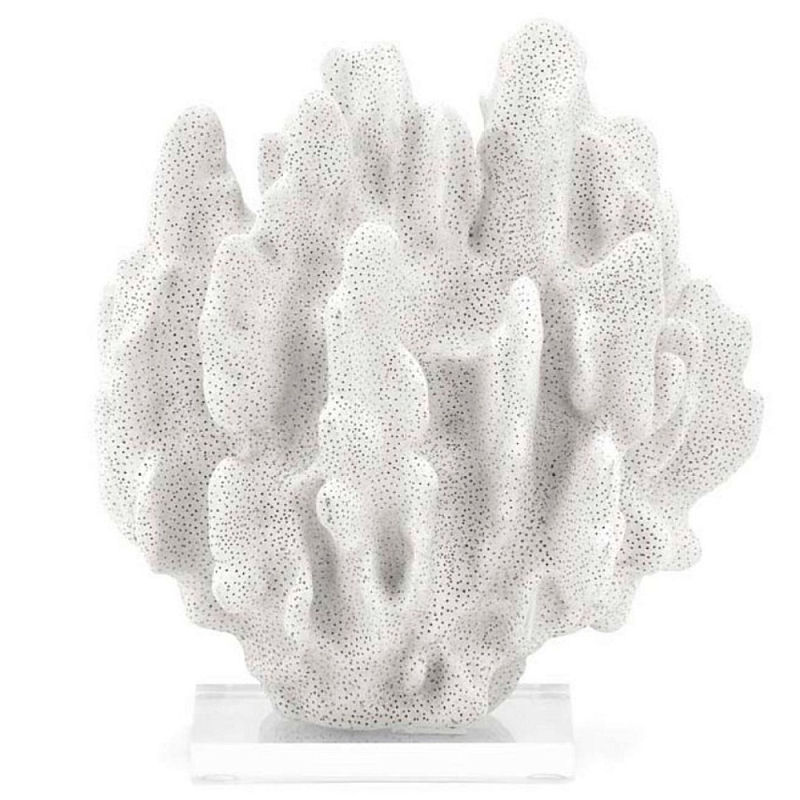 Статуэтка Coral Sponge Белый Прозрачный Статуэтка Coral Sponge Белый Прозрачный в Липецке | Loft Concept