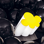 Настольная дизайнерская лампа Poltronova Passiflora Yellow Table Lamp варинант исполнения - 8 | Loft Concept в Липецке