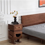 Тумбочка прикроватная с ящиком и дверцей Робот Robot Desk варинант исполнения - 8 | Loft Concept в Липецке