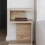 Дизайнерский журнальный стол фигурный с полками Gulip варинант исполнения - 1 | Loft Concept в Липецке