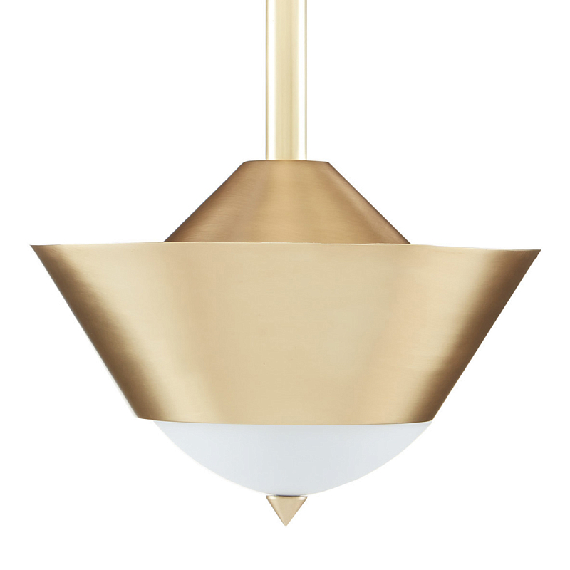 Подвесной светильник светодиодный конусообразный Сone Shaped Gold Pendant Золотой Белый Подвесной светильник светодиодный конусообразный Сone Shaped Gold Pendant Золотой Белый в Липецке | Loft Concept