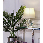 Настольная лампа с кремовым абажуром на граненном основании Crystal Facets варинант исполнения - 1 | Loft Concept в Липецке