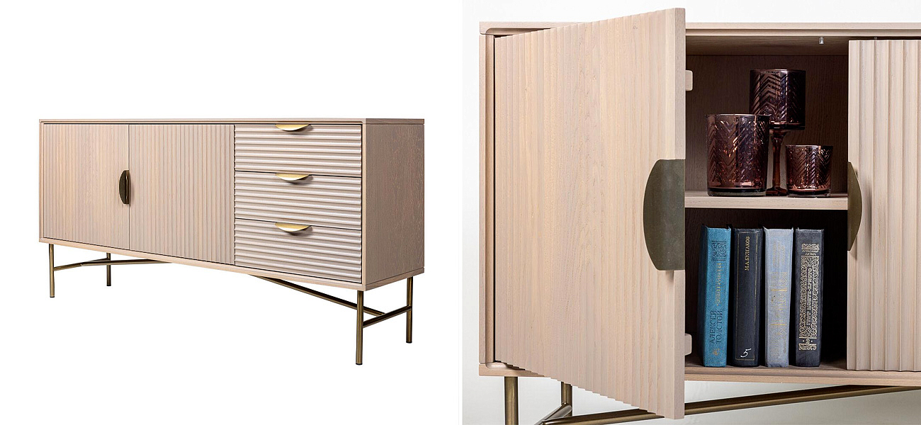 Комод Antique Order Бежевый Шпон Дуба Комод Antique Order Бежевый Шпон Дуба - Loft-Concept в Липецке