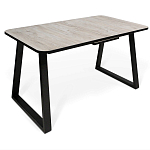 Стол обеденный раздвижной с прямоугольной бежевой столешницей Magali варинант исполнения - 1 | Loft Concept в Липецке