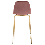Барный стул на золотистых ножках VENDRAMIN Pink варинант исполнения - 5 | Loft Concept в Липецке