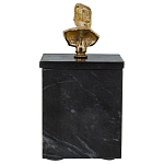 Мраморная шкатулка с бюстом из металла KELLY WEARSTLER варинант исполнения - 4 | Loft Concept в Липецке