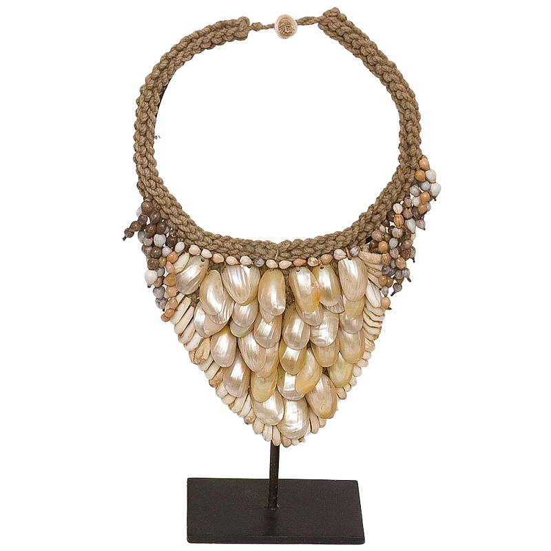 Этническое ожерелье с перламутровыми ракушками Mother of Pearl Shell Necklace Бежевый Перламутровый Этническое ожерелье с перламутровыми ракушками Mother of Pearl Shell Necklace Бежевый Перламутровый в Липецке | Loft Concept