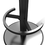 Барный стул вращающийся со спинкой Бежевый Велюр Vendramin Chair варинант исполнения - 5 | Loft Concept в Липецке