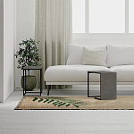 Комплект из 2-х приставных столов серого цвета из дерева ZIGOSH RETRO GREY варинант исполнения - 3 | Loft Concept в Липецке