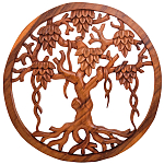 Панно из дерева Wood Panel With Trees варинант исполнения - 1 | Loft Concept в Липецке