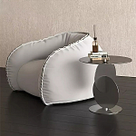 Дизайнерский журнальный стол с основанием из круглых элементов Lirod варинант исполнения - 2 | Loft Concept в Липецке