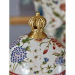 Шкатулка в форме яйца на величественных львах из фарфора с бронзовыми элементами Eden Garden варинант исполнения - 5 | Loft Concept в Липецке