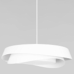 Подвесной светильник круглый белого цвета из металла Vita Cuna варинант исполнения - 1 | Loft Concept в Липецке