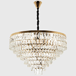 Люстра с прямоугольными хрустальными подвесками Lunet Crystal Rectangulars Chandelier 18 варинант исполнения - 3 | Loft Concept в Липецке