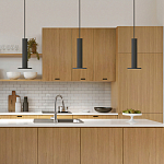 Подвесной светильник светодиодный черный Light Durability варинант исполнения - 1 | Loft Concept в Липецке