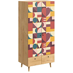 Шкаф с принтом The rebus of love варинант исполнения - 1 | Loft Concept в Липецке