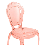Прозрачный стул розовый LOUIS GHOST CHAIR Pink варинант исполнения - 4 | Loft Concept в Липецке