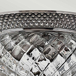 Потолочный светильник с чашеобразным плафоном из толстого волнообразного стекла и широким узорчатым основанием Hinkley варинант исполнения - 8 | Loft Concept в Липецке