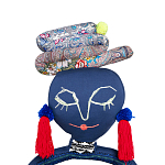 Кукла из одежды и павлопосадских платков Rusalka Blue Jeans варинант исполнения - 2 | Loft Concept в Липецке