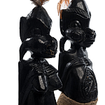 Комплект из 2-х деревянных статуэток Asmat Statuettes Black варинант исполнения - 6 | Loft Concept в Липецке