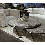 Стол журнальный круглый с узором Table Hypontic Pattern варинант исполнения - 6 | Loft Concept в Липецке