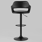 Барный стул черного цвета Strohach варинант исполнения - 4 | Loft Concept в Липецке