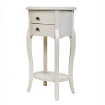 Белая тумба на фигурных ножках Shelby варинант исполнения - 2 | Loft Concept в Липецке