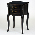 Тумба прикроватная из массива березы с 2-мя ящиками в стиле прованс Vintage варинант исполнения - 2 | Loft Concept в Липецке