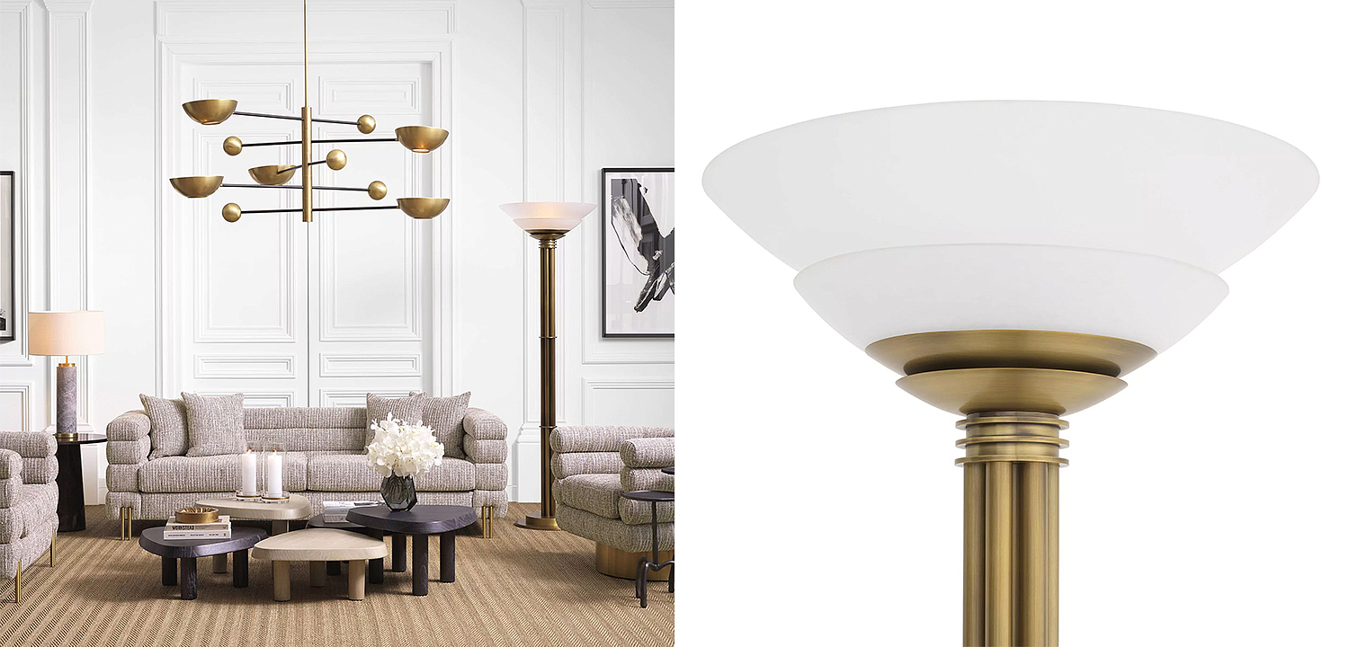 Торшер Eichholtz Floor Lamp Figaro Торшер Eichholtz Floor Lamp Figaro - Loft-Concept в Липецке