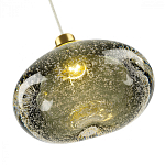 Подвесной светильник с прозрачным стеклянным плафоном округлой формы Effervia  варинант исполнения - 14 | Loft Concept в Липецке