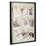 Рамка для фото с подсветкой c деревянными прищепками в комплекте Photo Backlight варинант исполнения - 1 | Loft Concept в Липецке