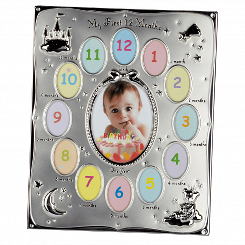 Фоторамка детская Childhood Corner Watch 13 фото Серебристый Фоторамка детская Childhood Corner Watch 13 фото Серебристый в Липецке | Loft Concept