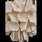 Люстра с фигурными подвесками из натурального камня Glowing Spheres варинант исполнения - 5 | Loft Concept в Липецке