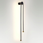 Бра черного цвета с изогнутым плафоном Luke Lampco Tracer Lamp варинант исполнения - 4 | Loft Concept в Липецке