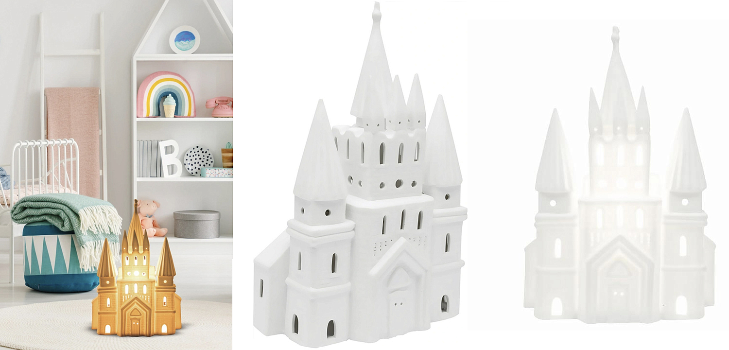 Настольная лампа для детей White castle Настольная лампа для детей White castle - Loft-Concept в Липецке