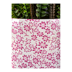 Кашпо из белого фарфора с розовым цветочным орнаментом Eden Garden варинант исполнения - 4 | Loft Concept в Липецке