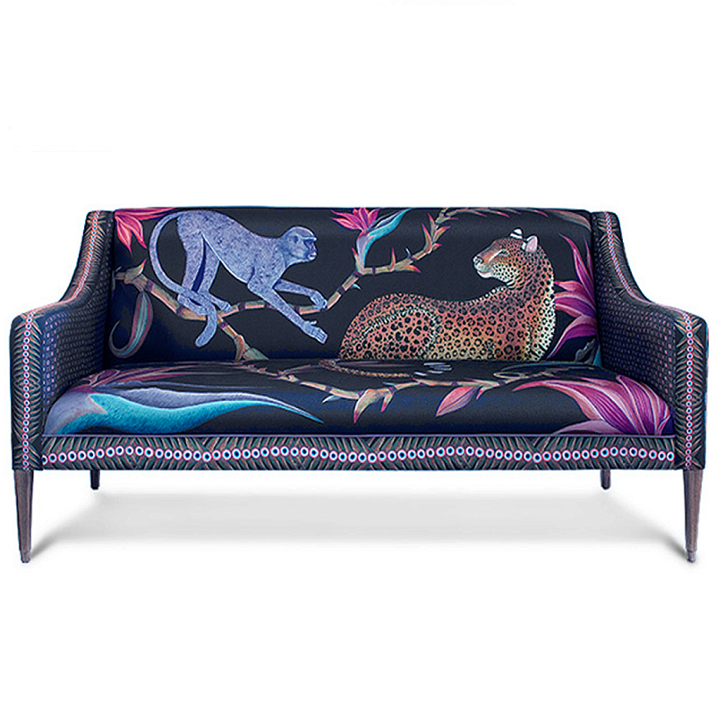 Диван ZAMBEZI Sofa Лиловый цвет Мульти в Липецке | Loft Concept 