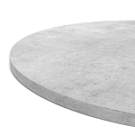 Стол обеденный с круглой светло-серой столешницей Harris Collection варинант исполнения - 5 | Loft Concept в Липецке