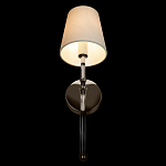 Бра с белым тканевым плафоном в форме конуса и металлическим основанием Nicoleta варинант исполнения - 5 | Loft Concept в Липецке