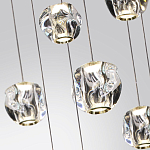 Люстра каскадня с 27-ю прозрачными шарообразными подвесами Bubbles Bocci варинант исполнения - 3 | Loft Concept в Липецке