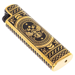 Зажигалка газовая с гравировкой Герба РФ в деревянной коробке Metal Lighters варинант исполнения - 1 | Loft Concept в Липецке