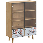 Витрина с изображением на дверцах Elise Cupboard варинант исполнения - 6 | Loft Concept в Липецке