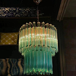 Дизайнерская люстра Blue Lagoon glass бирюзовое стекло  варинант исполнения - 4 | Loft Concept в Липецке