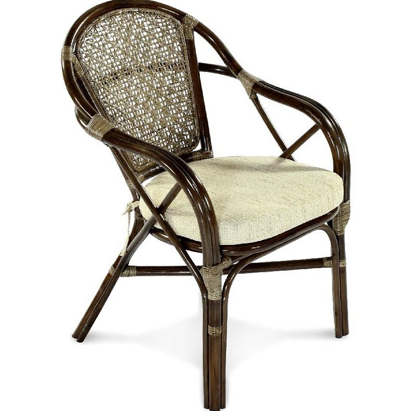 Стул Bamboo classic Коричневый Бежево-серый Стул Bamboo classic Коричневый Бежево-серый в Липецке | Loft Concept